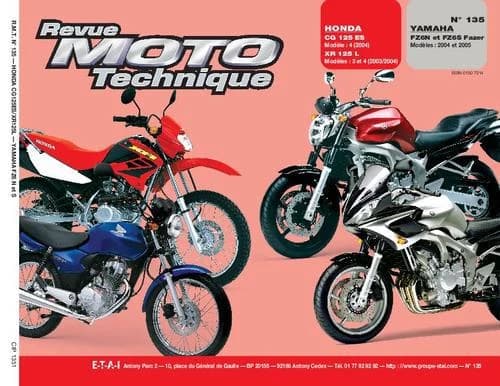 Rmt 135.1 honda cg125 xr 125l yamaha fz6n fz6s fazer