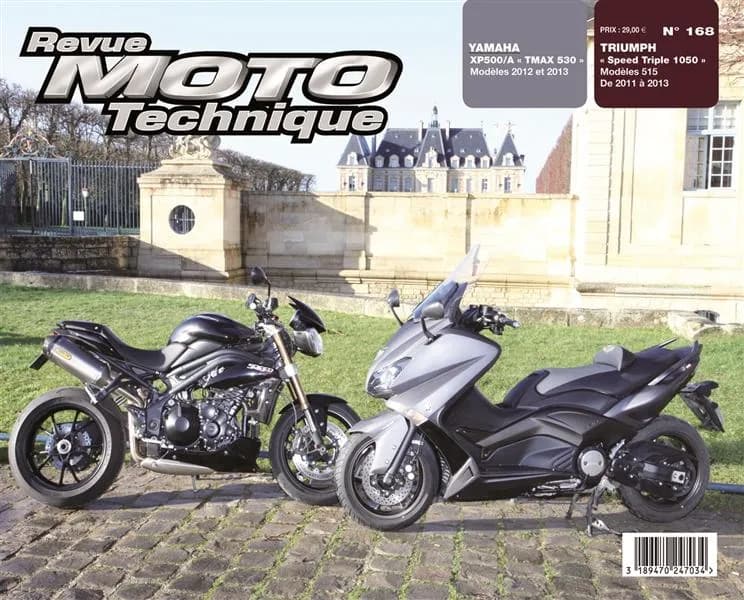 Triumph Speed Triple 1050 ; Yamaha TMax 530