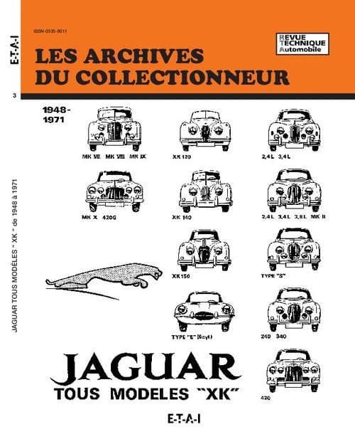 Jaguar xk-mk tous modeles et type e (48