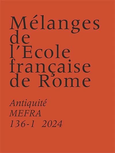 MEFRA ; Antiquité n.136-1 : Studi su Ostia e Portus. Settimo seminario (édition 2024)