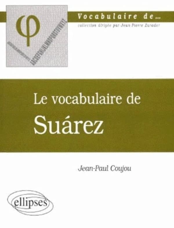 Le vocabulaire de Suárez