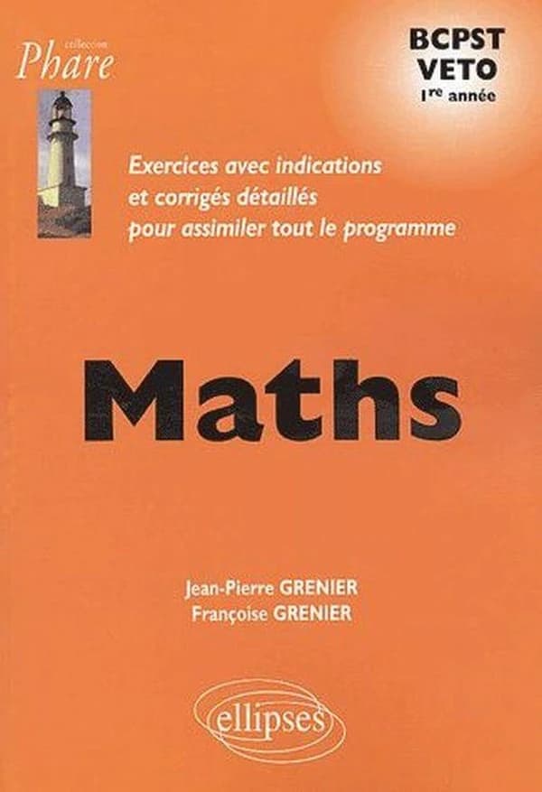 Maths : BVPST Véto 1re année