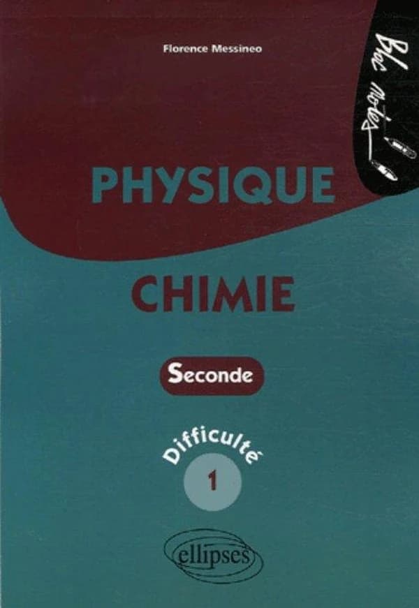 Physique chimie ; 2nde ; difficulté 1