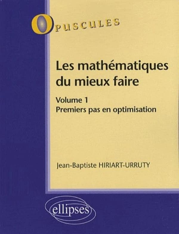 Premiers pas en optimisation