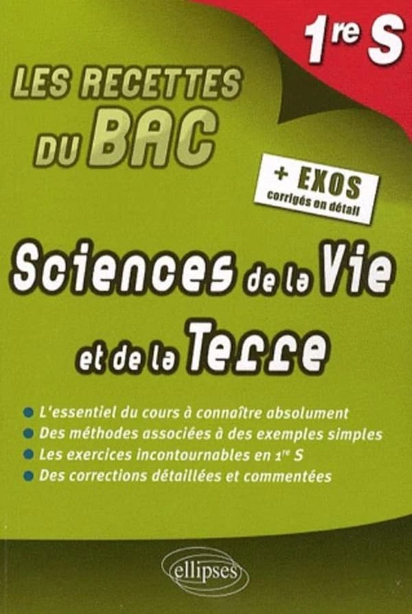 Sciences de la vie et de la terre ; 1ère S