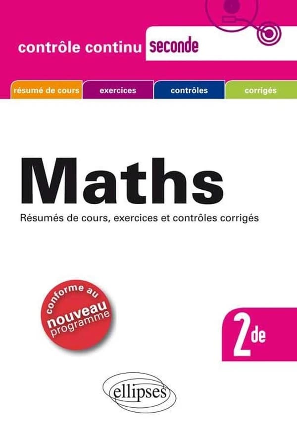 Maths, 2de ([Nouvelle éd.]) Claudine Cherruau, Guy Le Provost