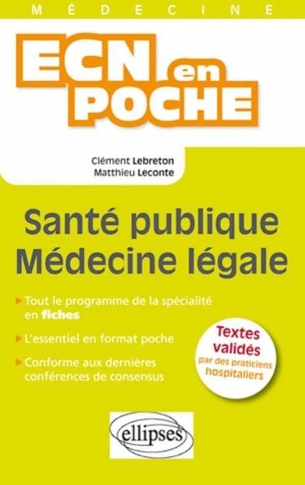 Santé publique, médecine légale
