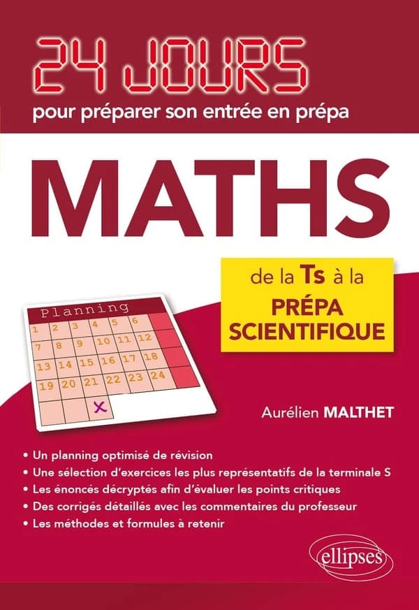 Mathématiques : de la terminale S à la prépa