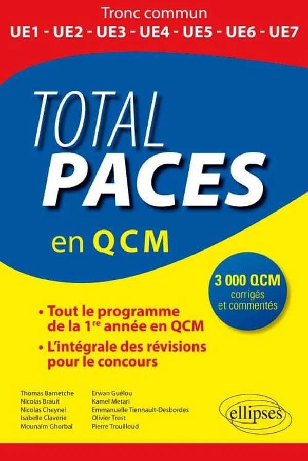 Total PACES en 3000 QCM