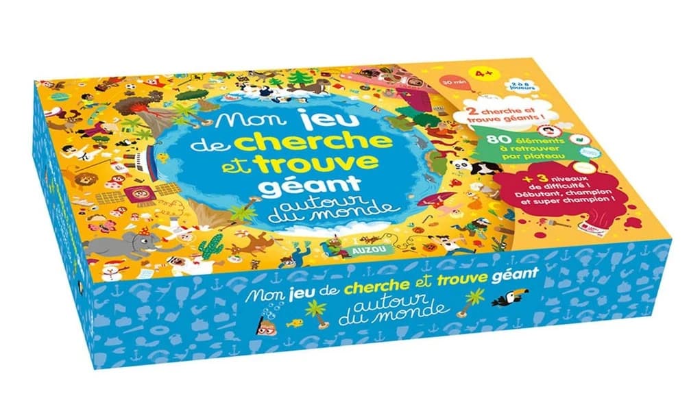 Mon jeu de cherche et trouve géant : autour du monde