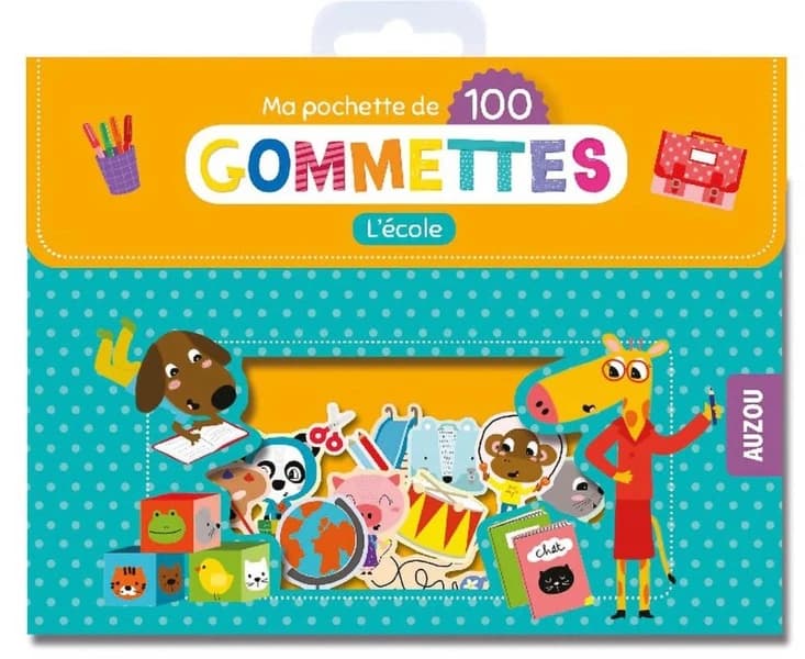 Ma pochette de gommettes : l'école
