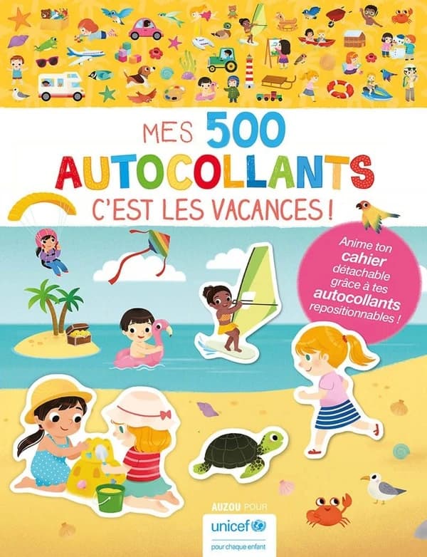 Mes 500 autocollants : c'est les vacances !