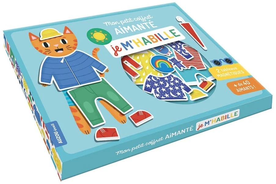 Mon petit coffret aimanté ; je m'habille