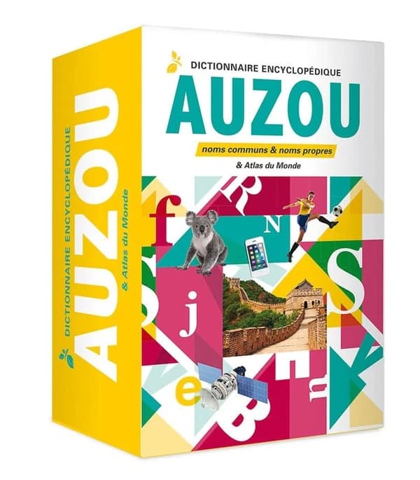 Dictionnaire encyclopédique Auzou : noms communs & noms propres ; & Atlas du monde