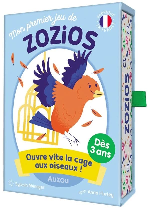 Mon premier jeu de zozios ; ouvre vite la cage aux oiseaux !
