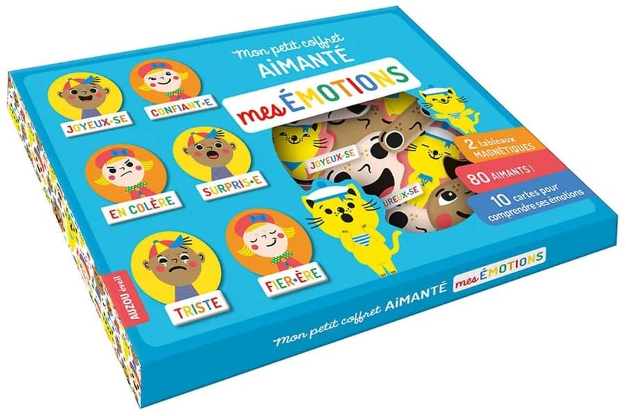 Mon petit coffret aimanté : mes émotions