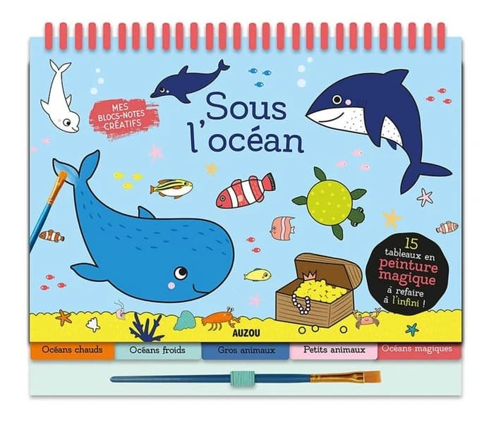 Sous l'océan : mes blocs notes-créatifs : [Album à colorier]