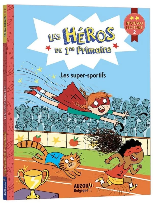 Les héros de 1re primaire ; niveau 2 ; les super-sportifs
