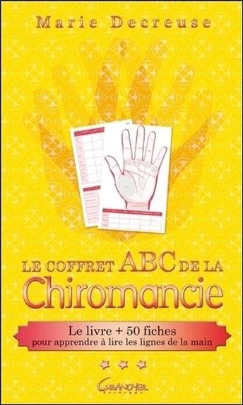 Le coffret ABC de la chiromancie : le livre + 50 fiches pour apprendre à lire les lignes de la main