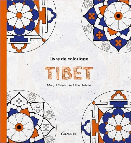 Tibet : livre de coloriage : [Album à colorier]