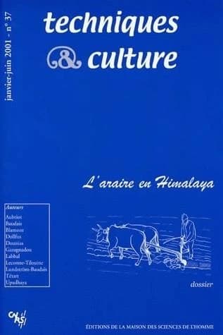REVUE TECHNIQUES ET CULTURES n.37 : l'araire en Himalaya