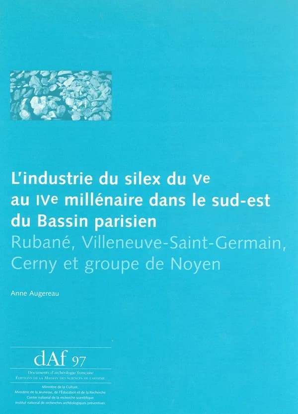 L'industrie du silex du Ve au IVe millénaire dans le sud-est du Bassin parisien : Rubané, Villeneuve-Saint-Germain, Cerny et groupe de Noyen