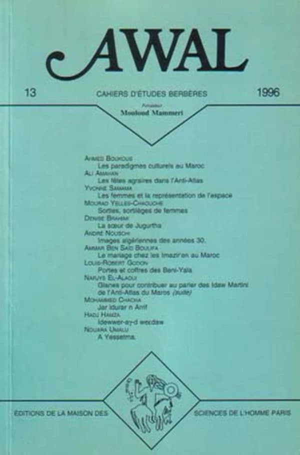 REVUE AWAL : Awal, n° 13
