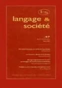 Langage et société, n° 67