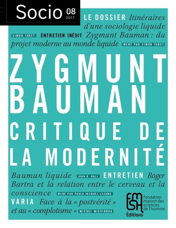 SOCIO Tome 8 : Zygmunt Bauman, critique de la modernité