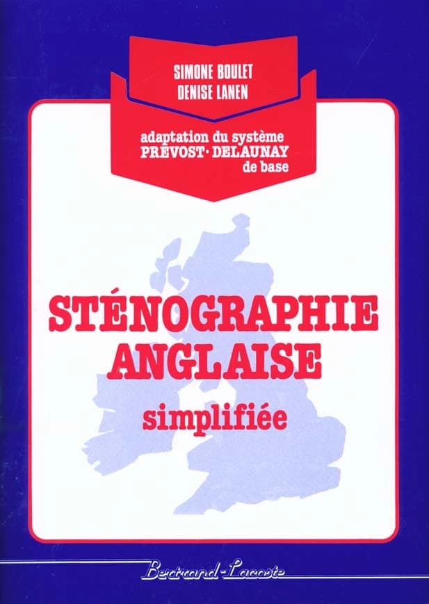 Sténographie anglaise simplifiée ; pochette de l'élève