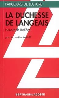 "La duchesse de Langeais", Honoré de Balzac