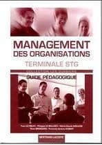 Management des organisations ; terminale STG ; guide pédagogique
