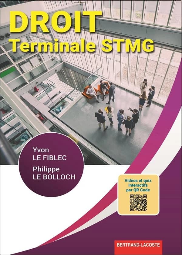 Droit ; terminale STMG ; livre de l'élève (édition 2020)