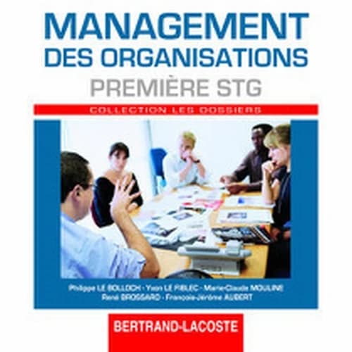 Management des organisations ; 1ère STG ; CD du professeur
