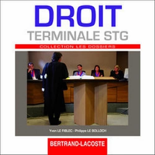 Droit ; terminale STG ; CD du professeur