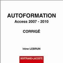 Access 2007-2010 ; CD corrigé