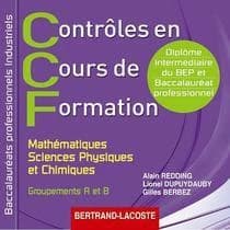 CCF ; mathématiques, sciences physiques et chimiques ; bac pro industriel ; CD élève corrigé