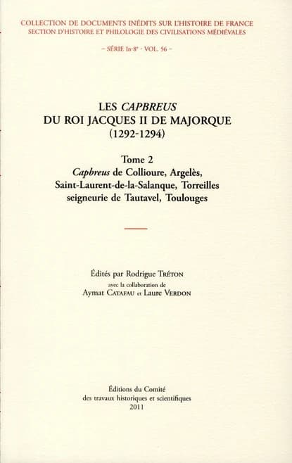 Les capbreus du roi Jacques II de Majorque, 1292-1294