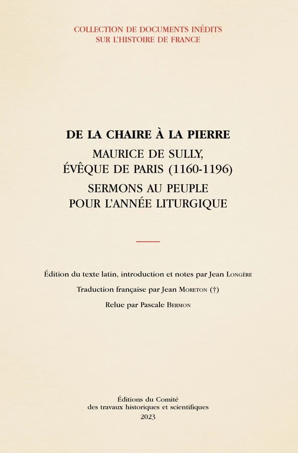 De la chaire à la pierre : sermons au peuple pour l'année liturgique