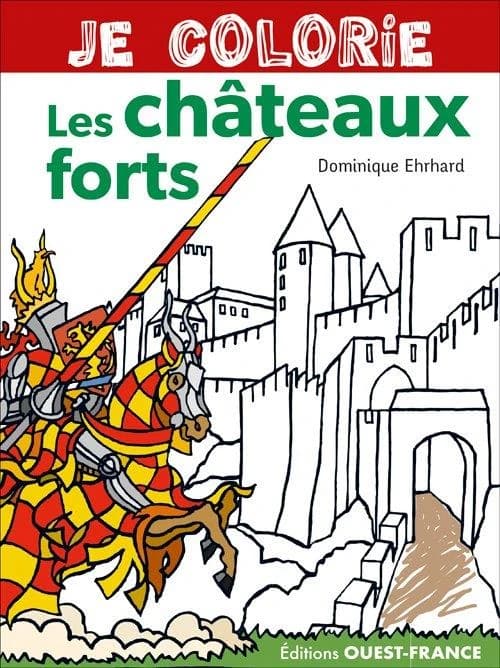 Je colorie les châteaux forts