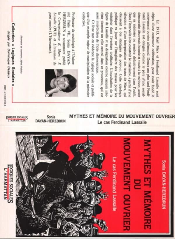 Mythes et mémoire du mouvement ouvrier : le cas Ferdinand Lassalle