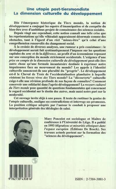 Une utopie post-tiersmondiste : la dimension culturelle du développement