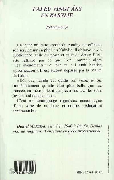 J'ai eu 20 ans en Kabylie