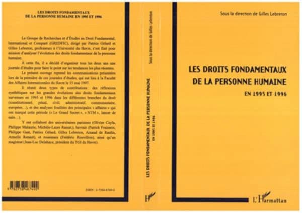Les droits fondamentaux de la personne humaine en 1995 et 1996