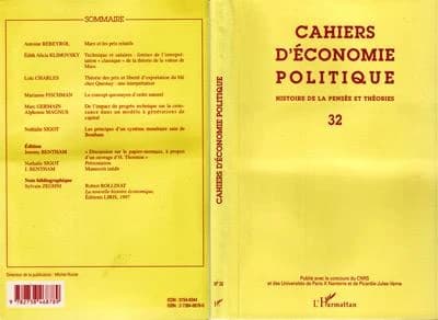 Max et les prix relatifs : limites de l'interprétation "classique" de la théorie de la valeur de Marx par Edith Alicia Klimovsky