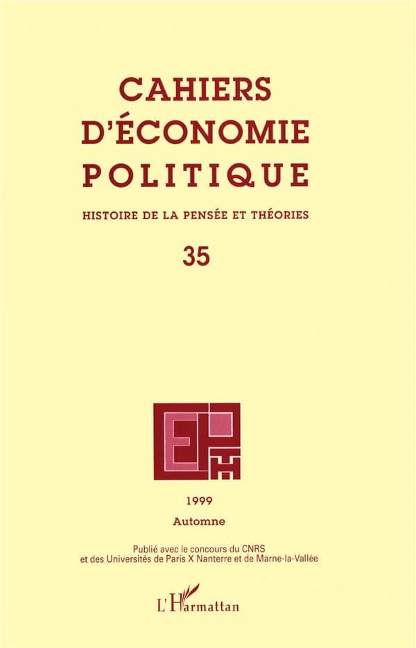 Cahiers d'économie politique