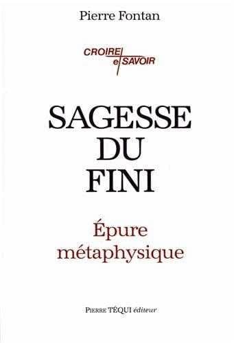Sagesse du fini : épure métaphysique