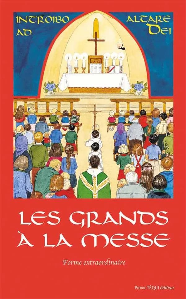 Les grands à la messe : liturgie traditionnelle