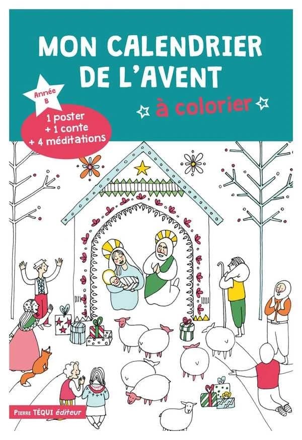 Mon calendrier de l'Avent à colorier : Année B