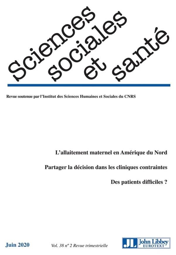 REVUE SCIENCES SOCIALES ET SANTE n.38